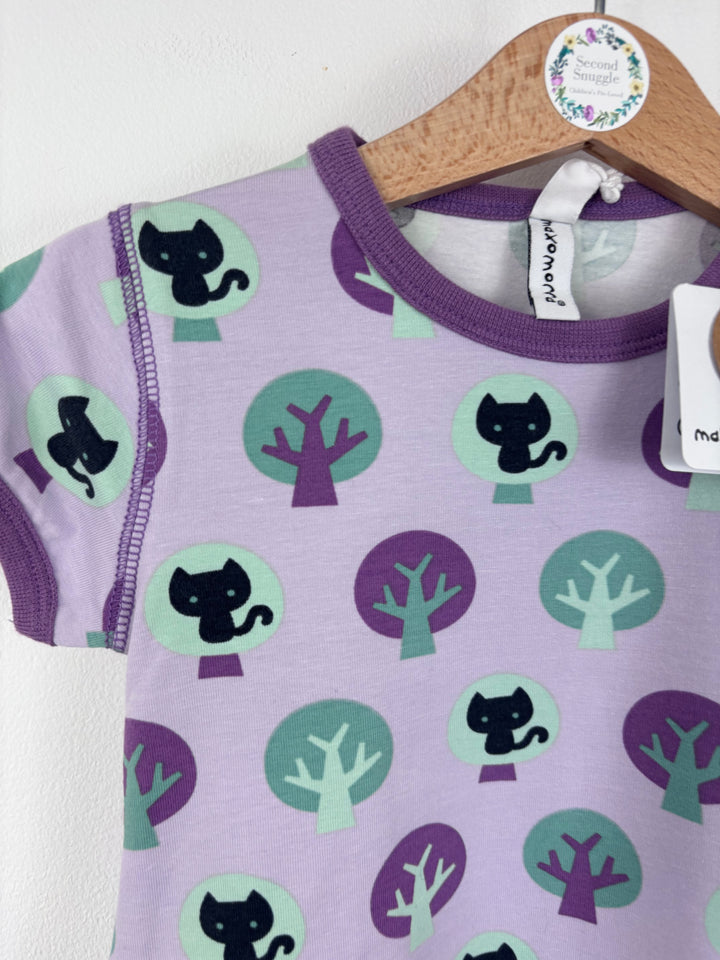 Maxomorra Cat Dress 18-24 Months-Dresses-Second Snuggle Preloved