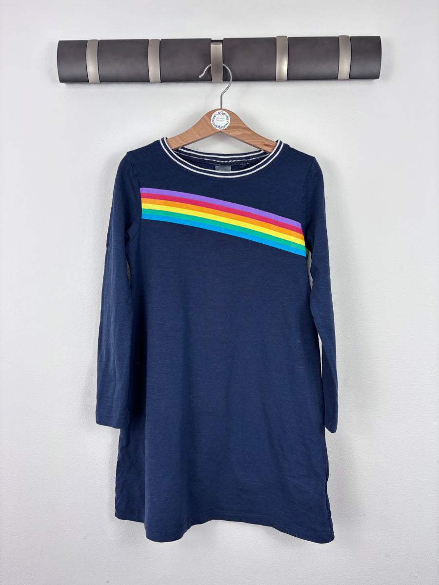 Next Rainbow Stripe Dress 7 Years-Dresses-Second Snuggle Preloved