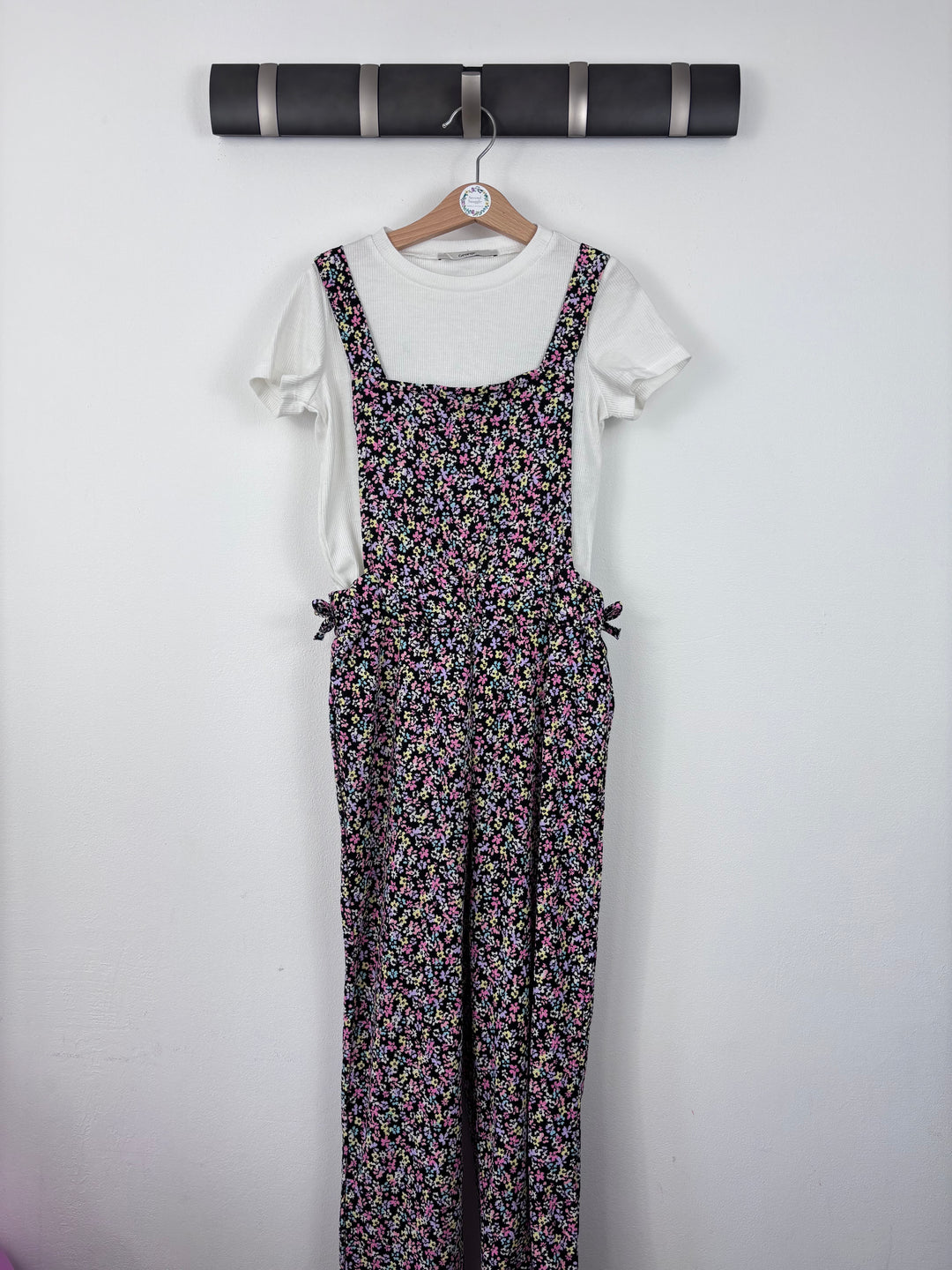 George Floral Jumpsuit Set 8–9 Years-Dungarees-Second Snuggle Preloved