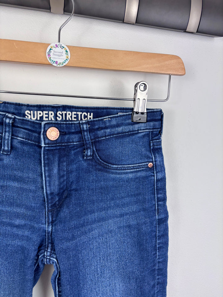 H&M Blue Skinny Jeans 8-9 Years-Trousers-Second Snuggle Preloved