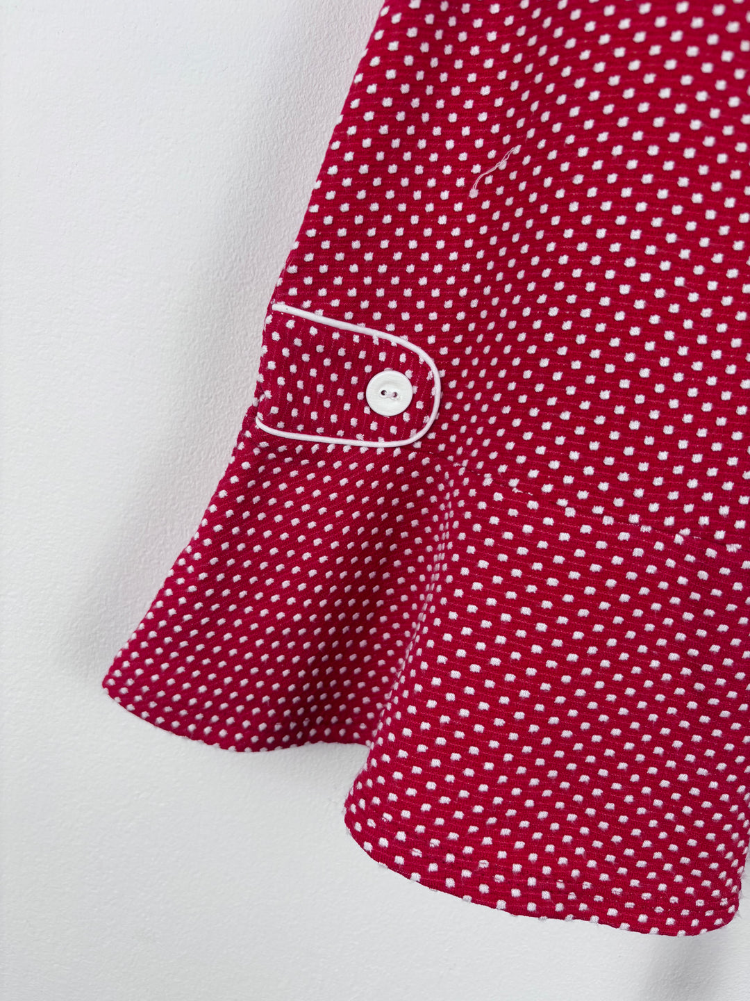 Mothercare Red Spot Dress 9-12 Months-Dresses-Second Snuggle Preloved