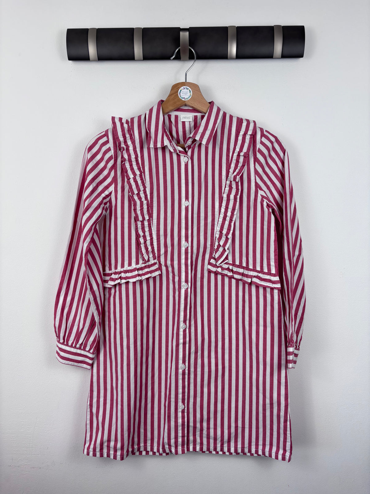 Next Striped Shirt Dress 11 Years-Dresses-Second Snuggle Preloved