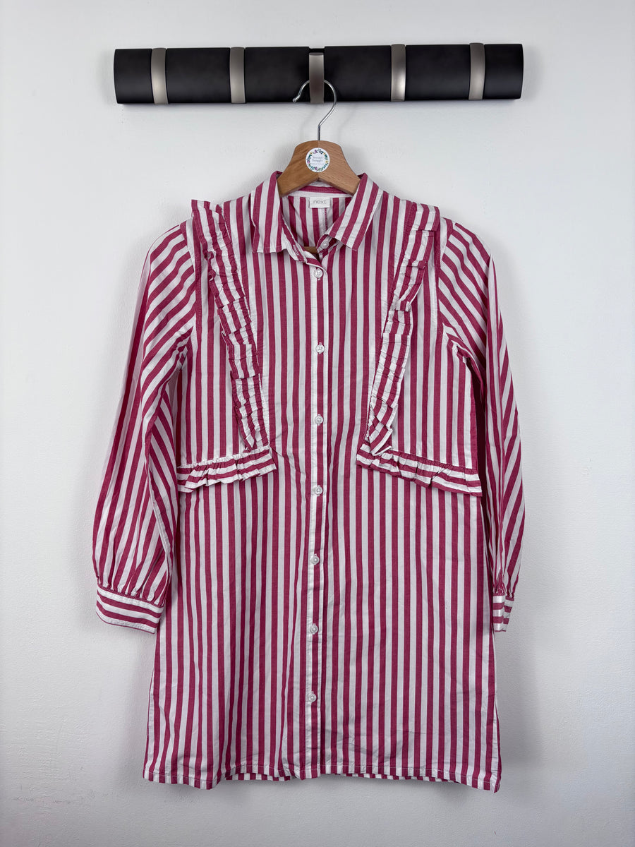 Next Striped Shirt Dress 11 Years-Dresses-Second Snuggle Preloved