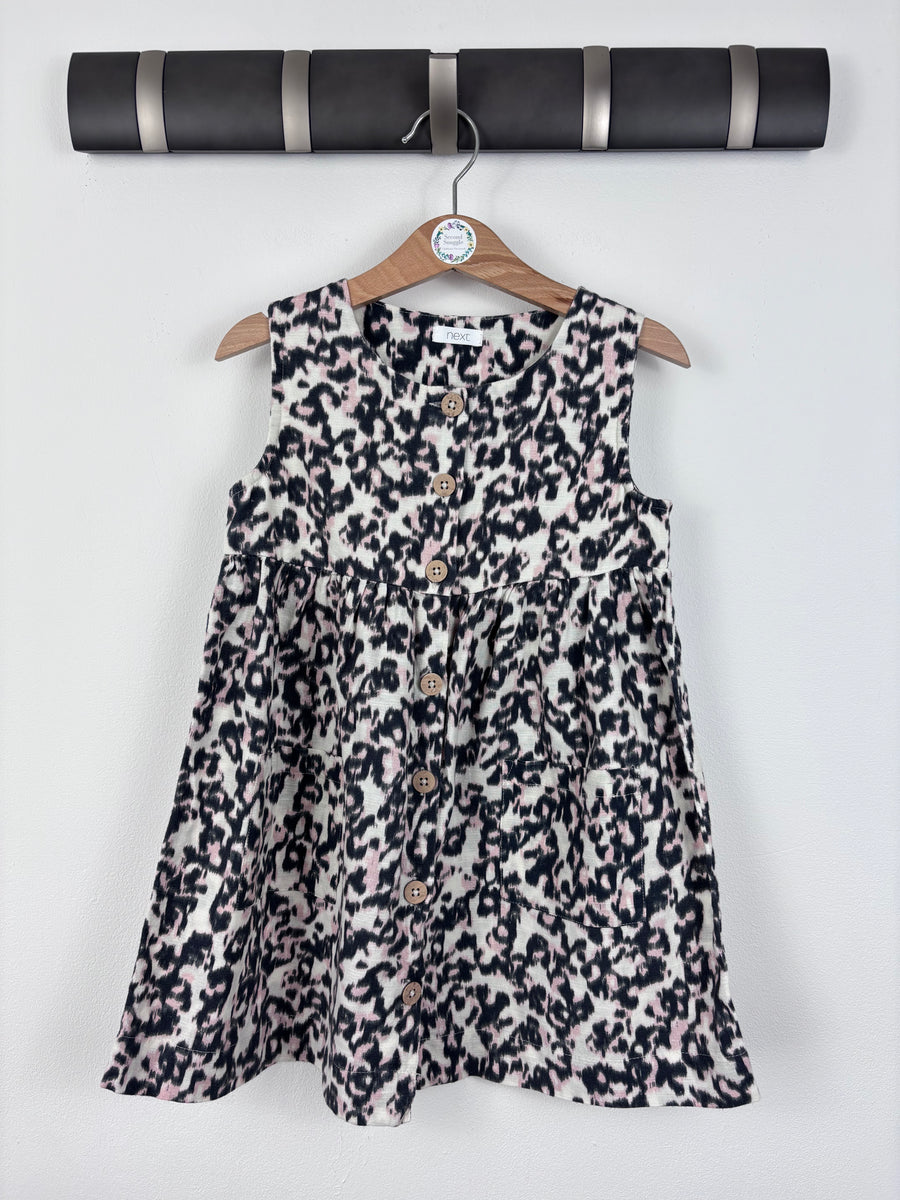 Next Animal Print Dress 4-5 Years-Dresses-Second Snuggle Preloved