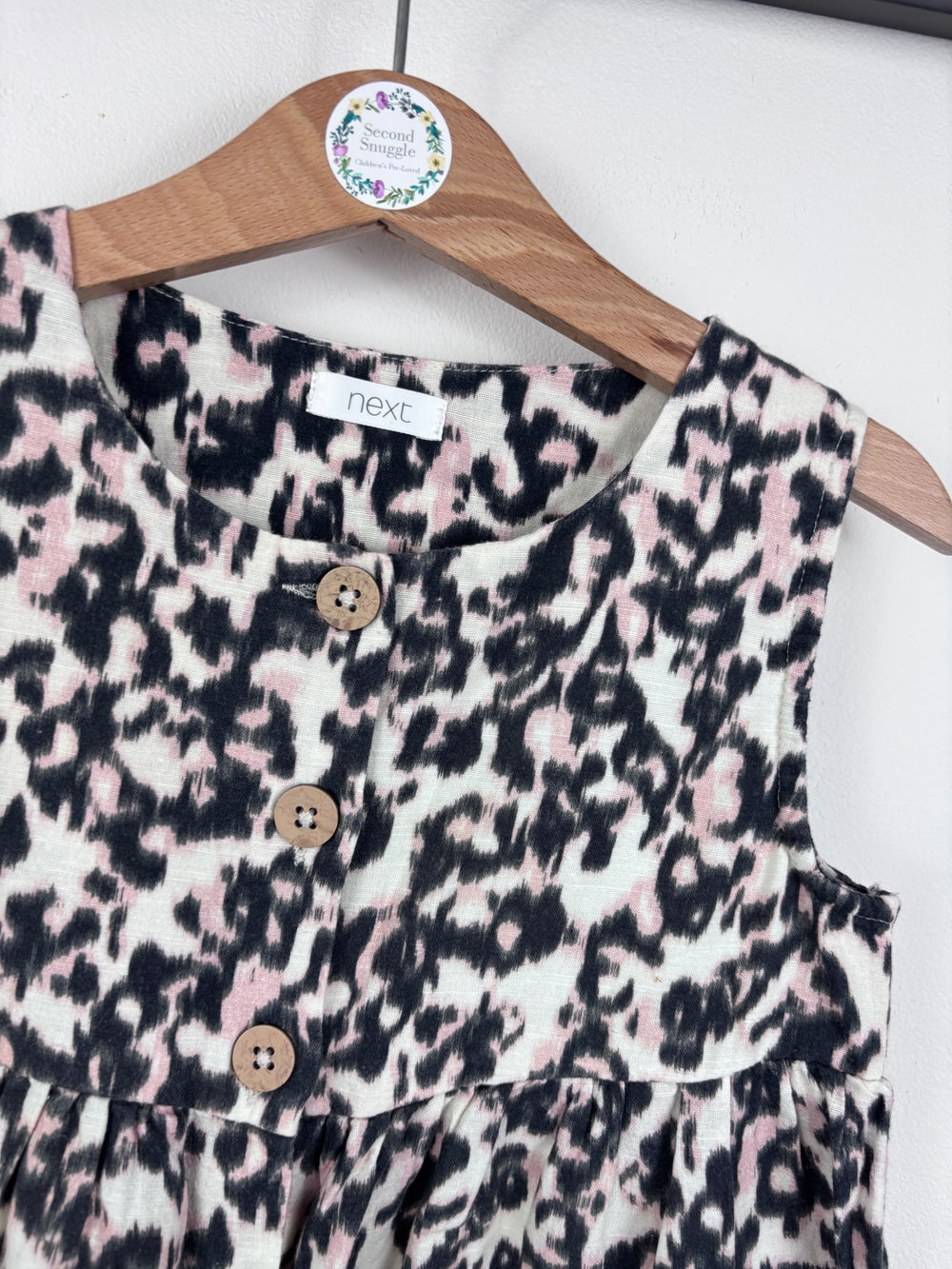 Next Animal Print Dress 4-5 Years-Dresses-Second Snuggle Preloved
