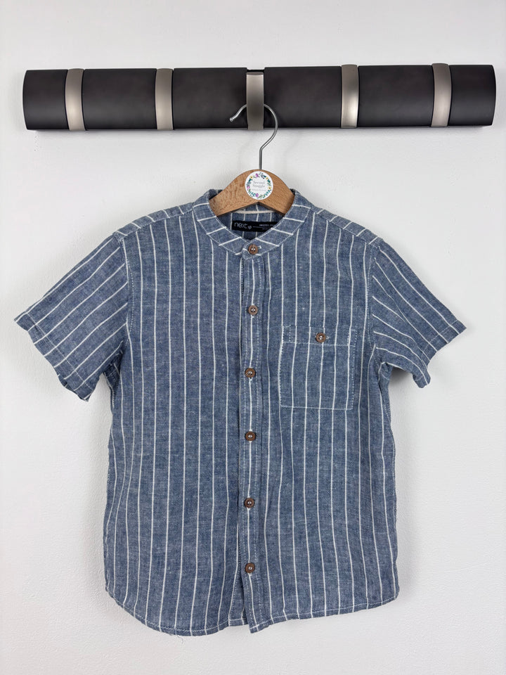 Next Striped Short Sleeve Shirt 4-5 Years-Shirts-Second Snuggle Preloved
