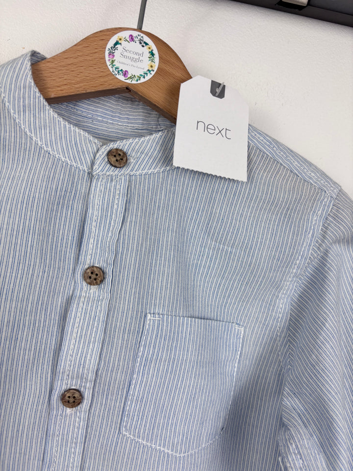 Next Long Sleeve Grandad Shirt 4-5 Years-Shirts-Second Snuggle Preloved