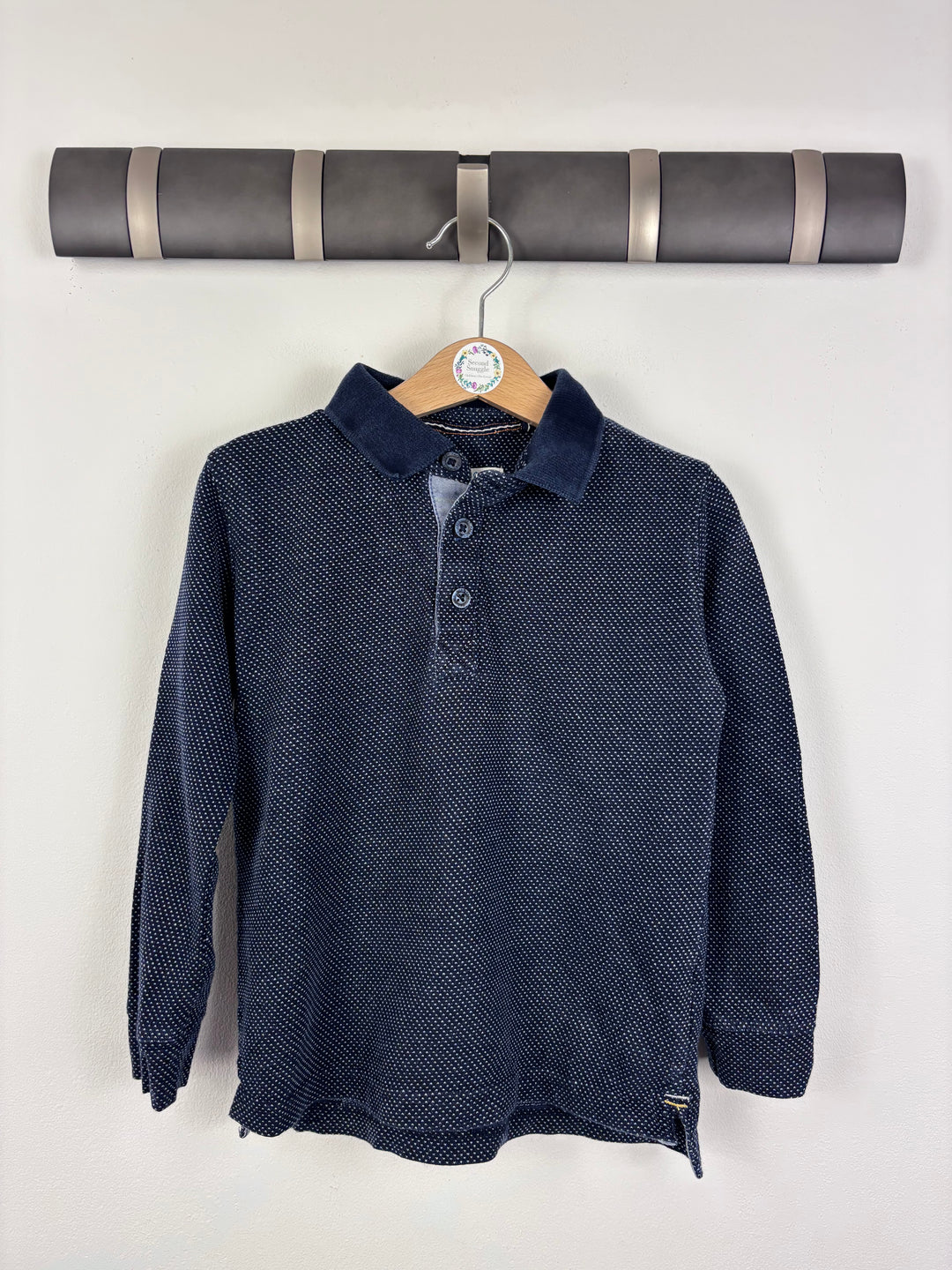 Fat Face Navy Polo Top 4–5 Years-Tops-Second Snuggle Preloved
