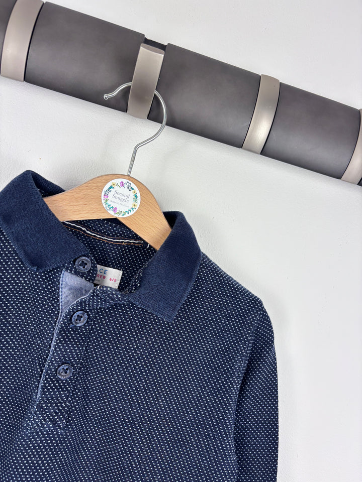 Fat Face Navy Polo Top 4–5 Years-Tops-Second Snuggle Preloved