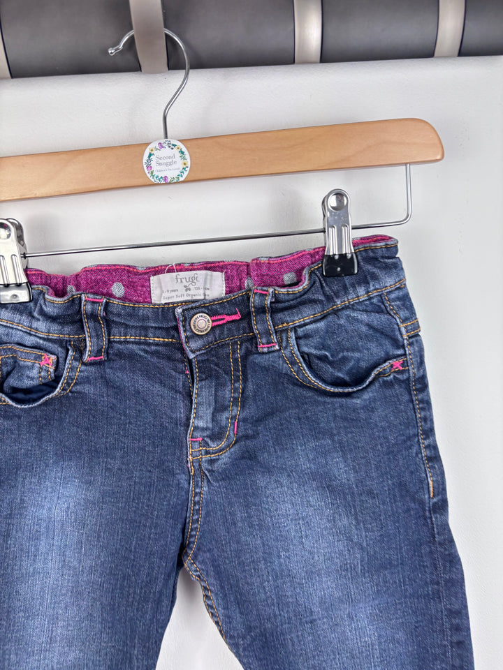 Frugi Straight Leg Jeans 8–9 Years-Trousers-Second Snuggle Preloved