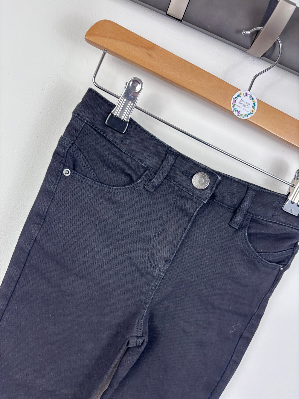 Matalan Black Skinny Jeans 7 Years-Trousers-Second Snuggle Preloved