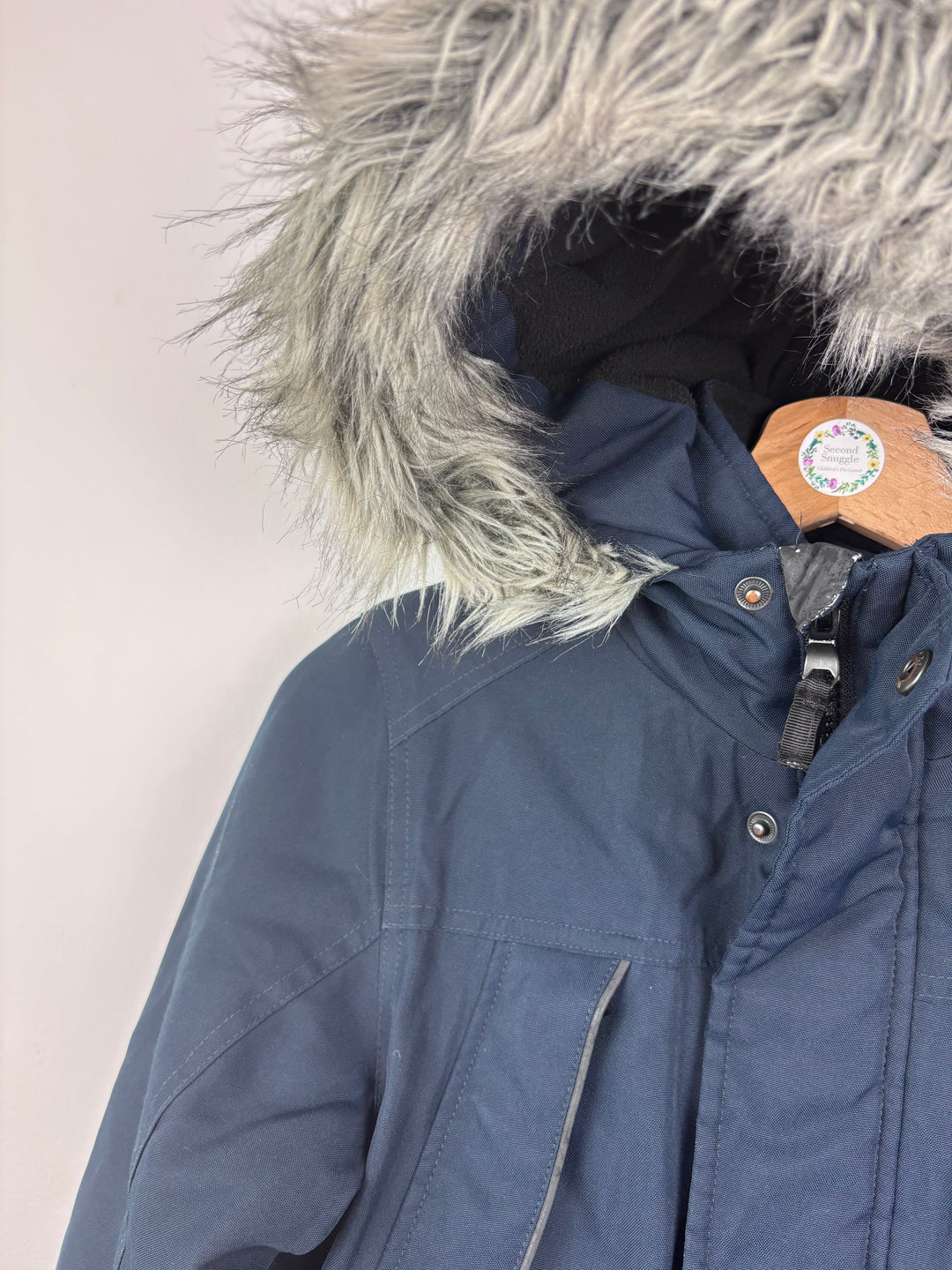 Next Navy Winter Coat 9 Years-Coats-Second Snuggle Preloved