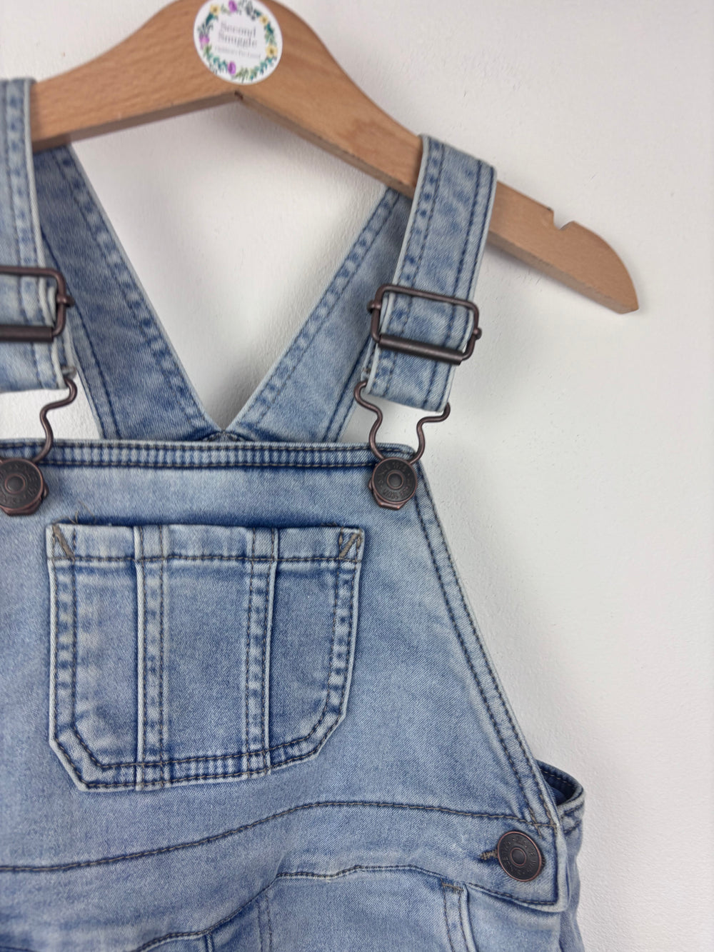 Next Short Denim Dungarees 2-3 Years-Dungarees-Second Snuggle Preloved