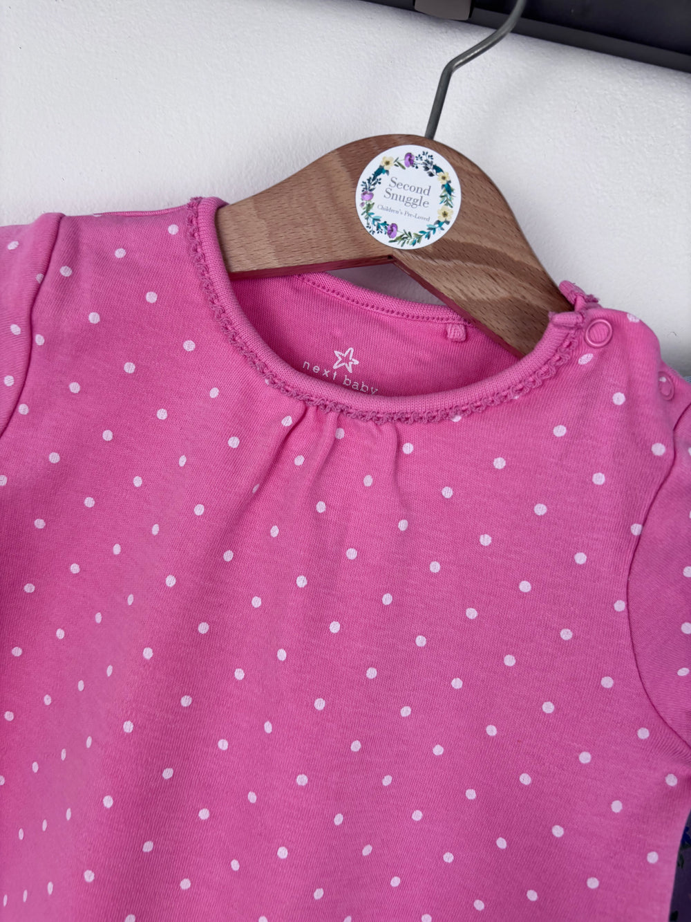 Next Rompers Pink & Blue 3-6 Months-Rompers-Second Snuggle Preloved