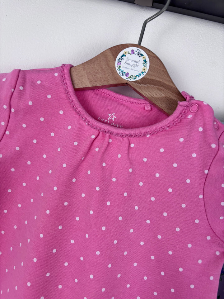 Next Rompers Pink & Blue 3-6 Months-Rompers-Second Snuggle Preloved