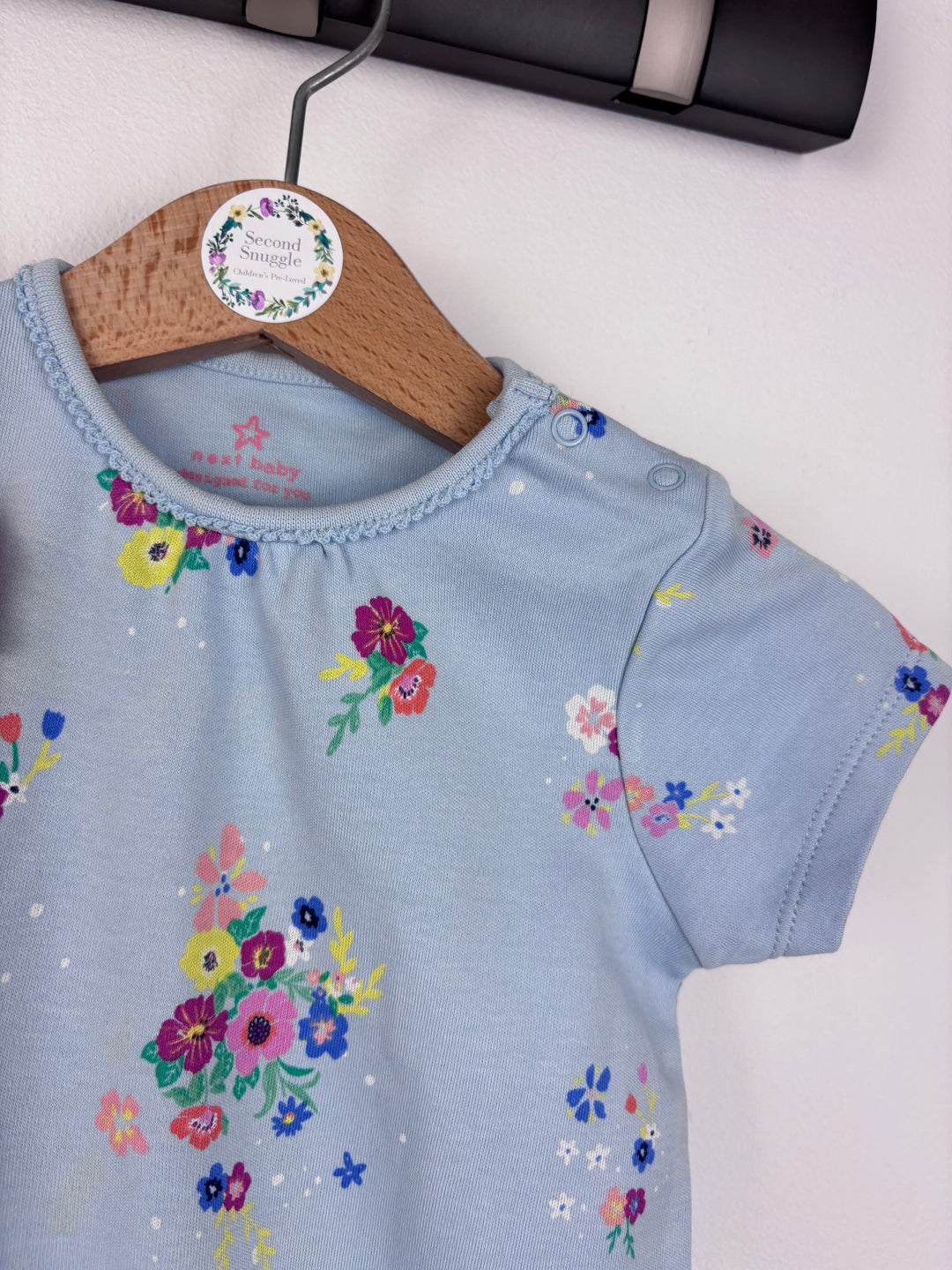 Next Rompers Pink & Blue 3-6 Months-Rompers-Second Snuggle Preloved