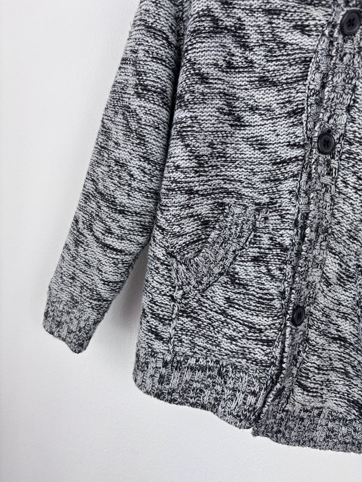 POTM Bear Knit Hoodie 3-4 Years-Jackets-Second Snuggle Preloved