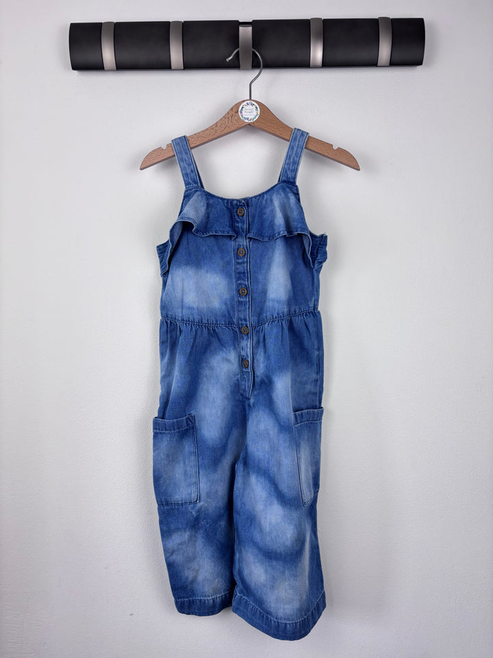Next Denim Playsuit 2-3 Years-Play Suits-Second Snuggle Preloved