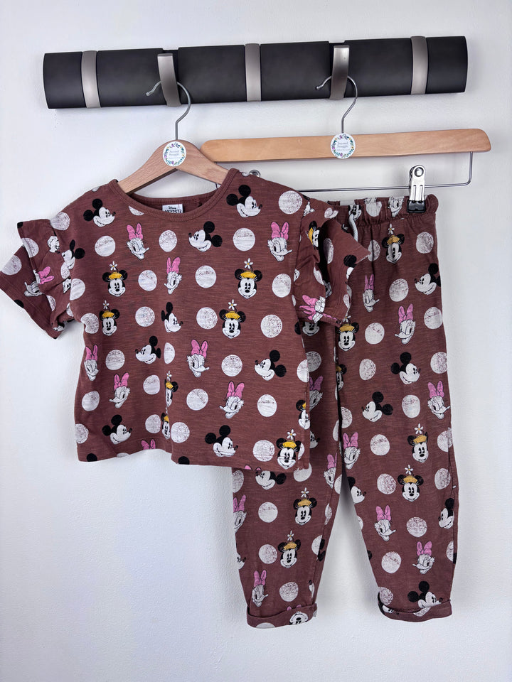 Next Minnie Mouse Loungewear Set 2-3 Years-Sets-Second Snuggle Preloved