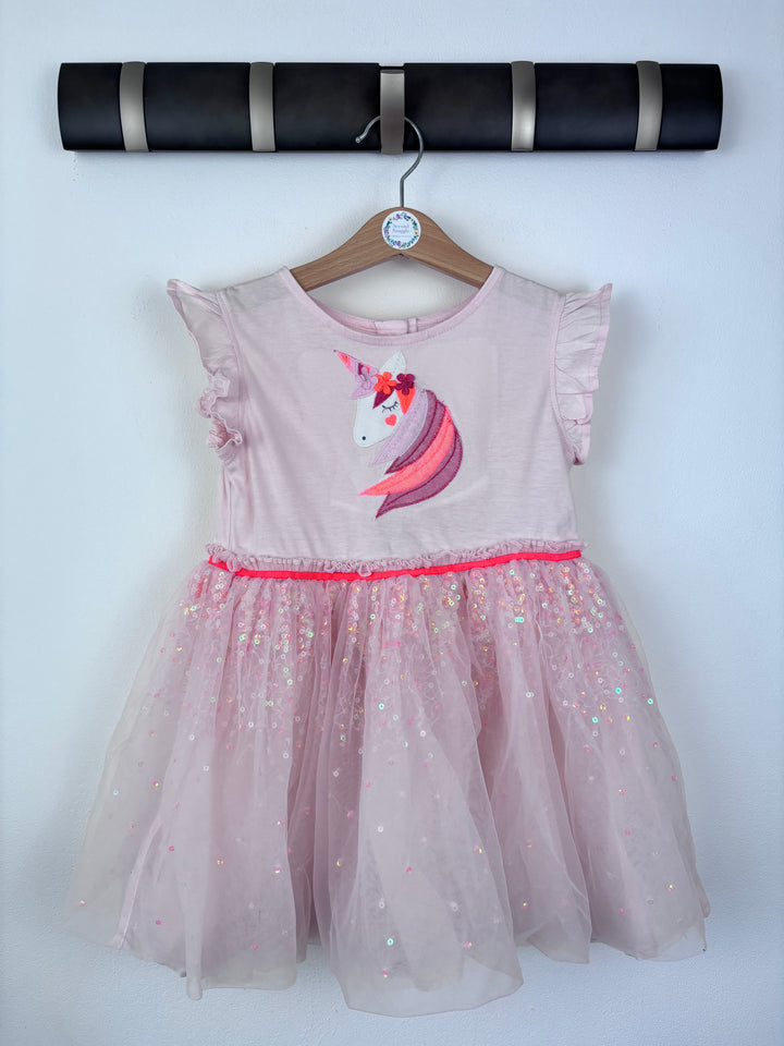 Next Unicorn Tulle Dress 2-3 Years-Dresses-Second Snuggle Preloved