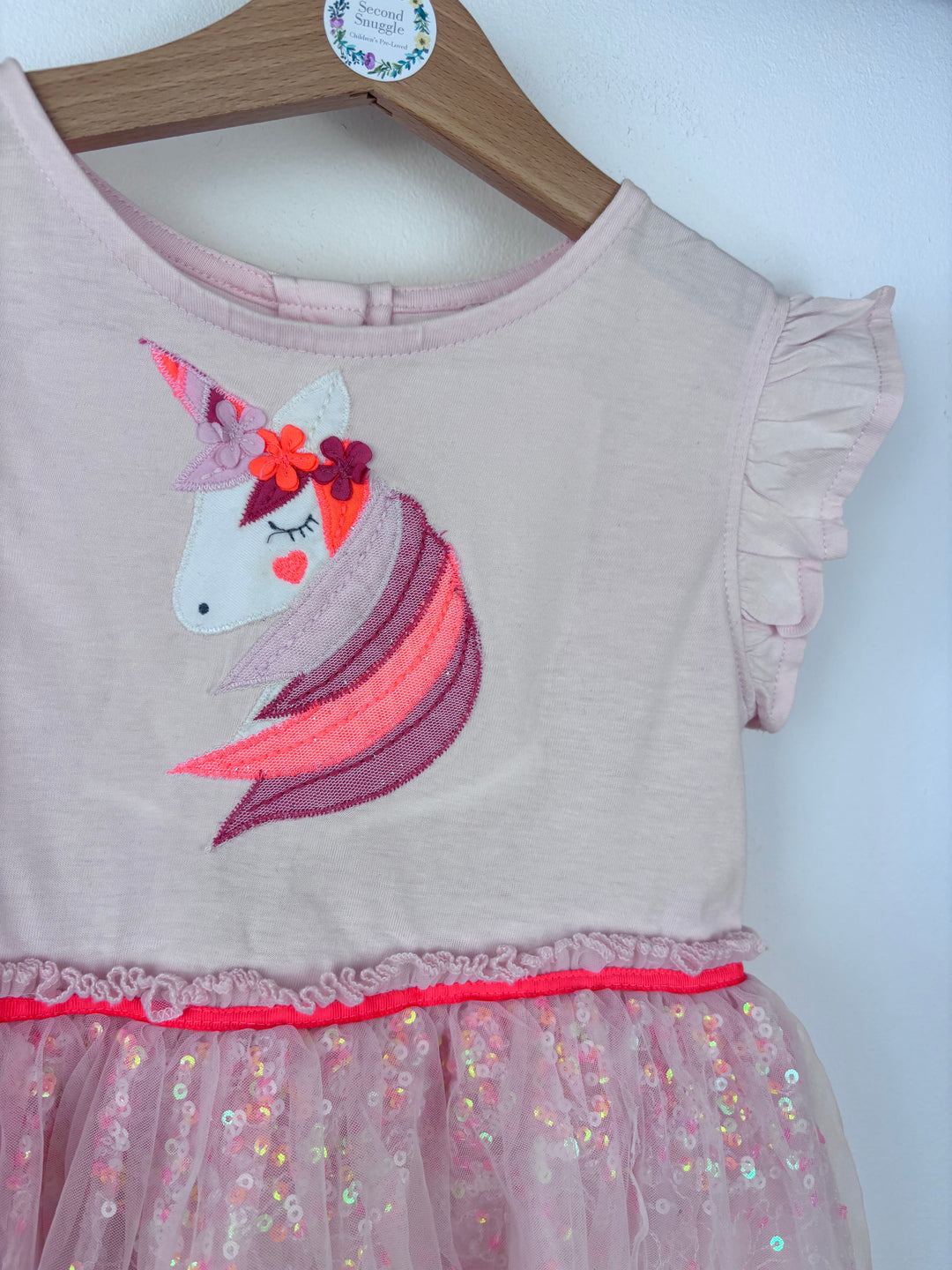Next Unicorn Tulle Dress 2-3 Years-Dresses-Second Snuggle Preloved
