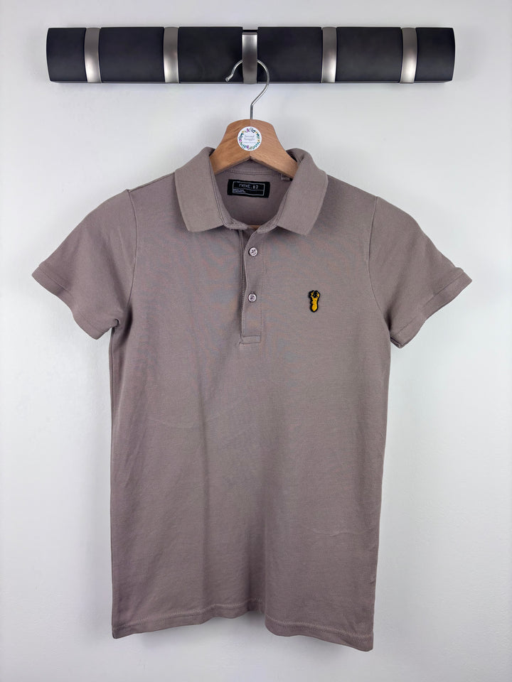 Next Taupe Polo Shirt 9–10 Years-Tops-Second Snuggle Preloved