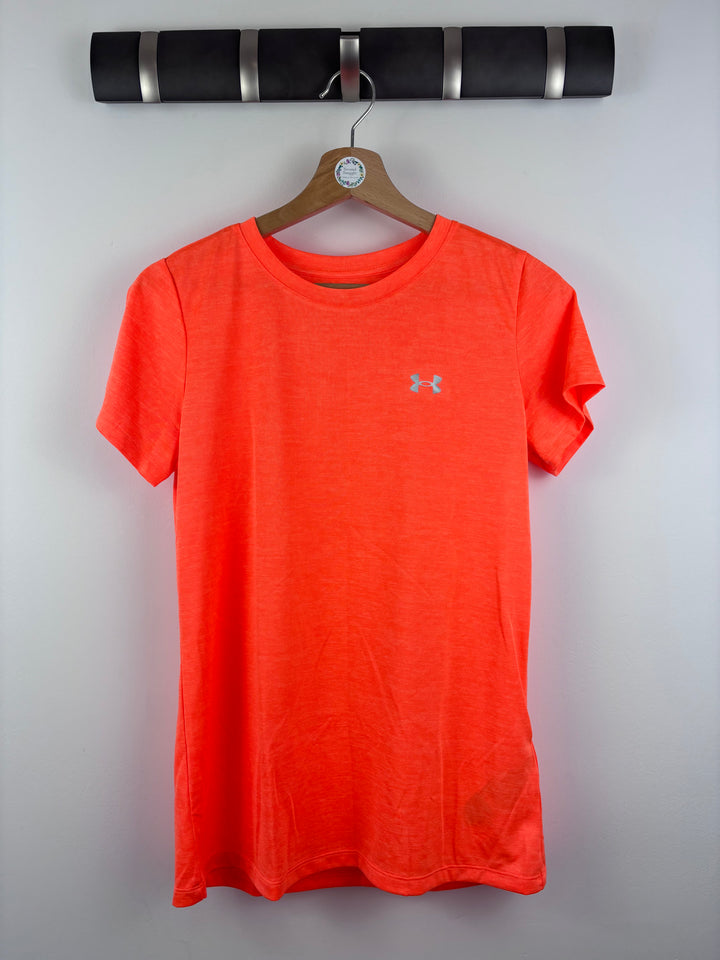 Under Armour Orange Active T-Shirt 11–12 Years-Tops-Second Snuggle Preloved