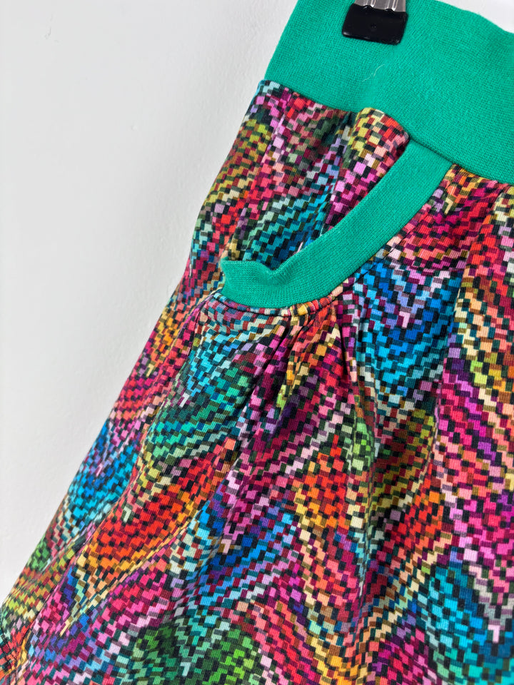Isla B Rainbow Skater Skirt 9-10 Years-Skorts-Second Snuggle Preloved