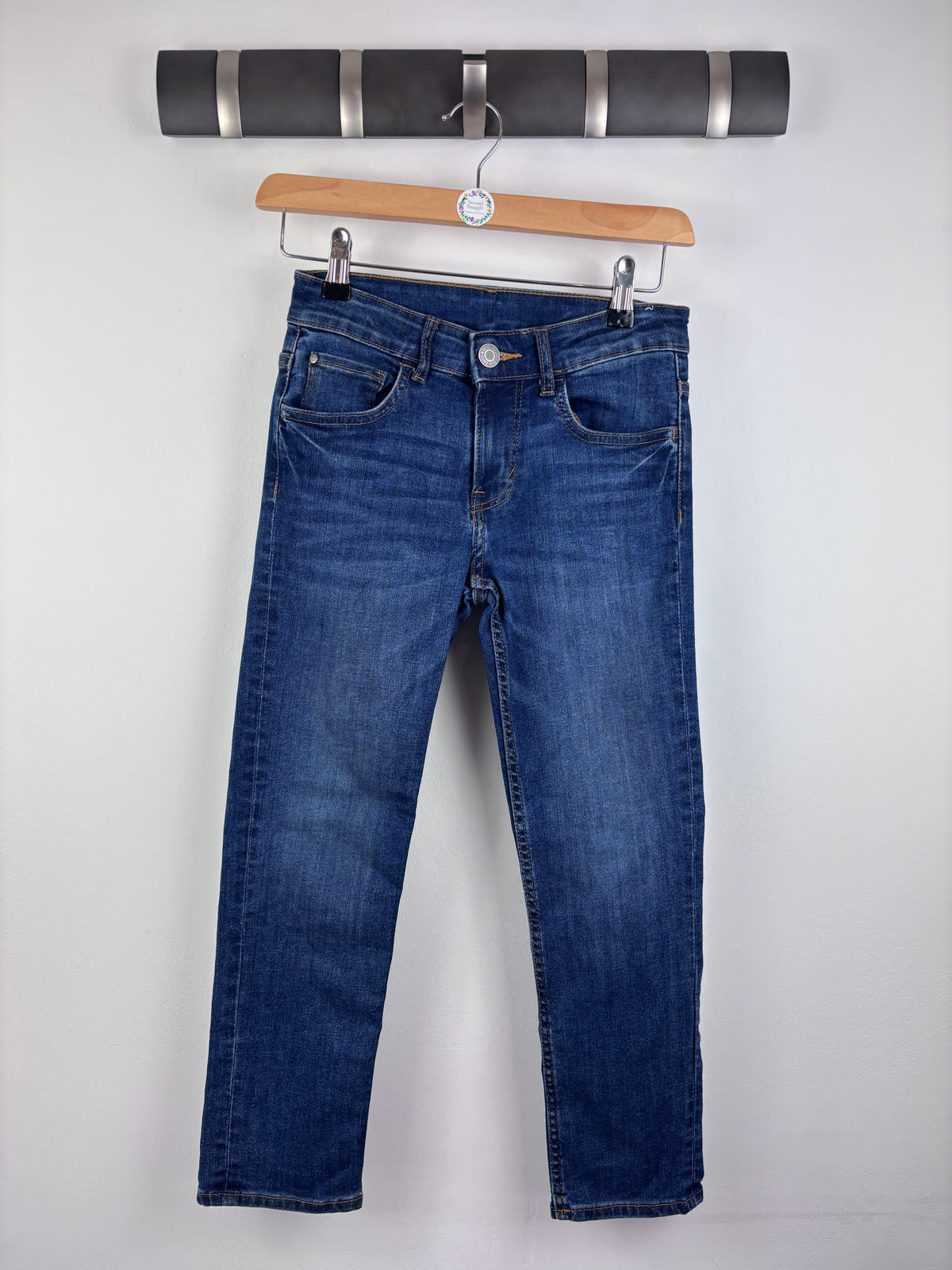 H&M Straight Leg Jeans 8-9 Years-Trousers-Second Snuggle Preloved