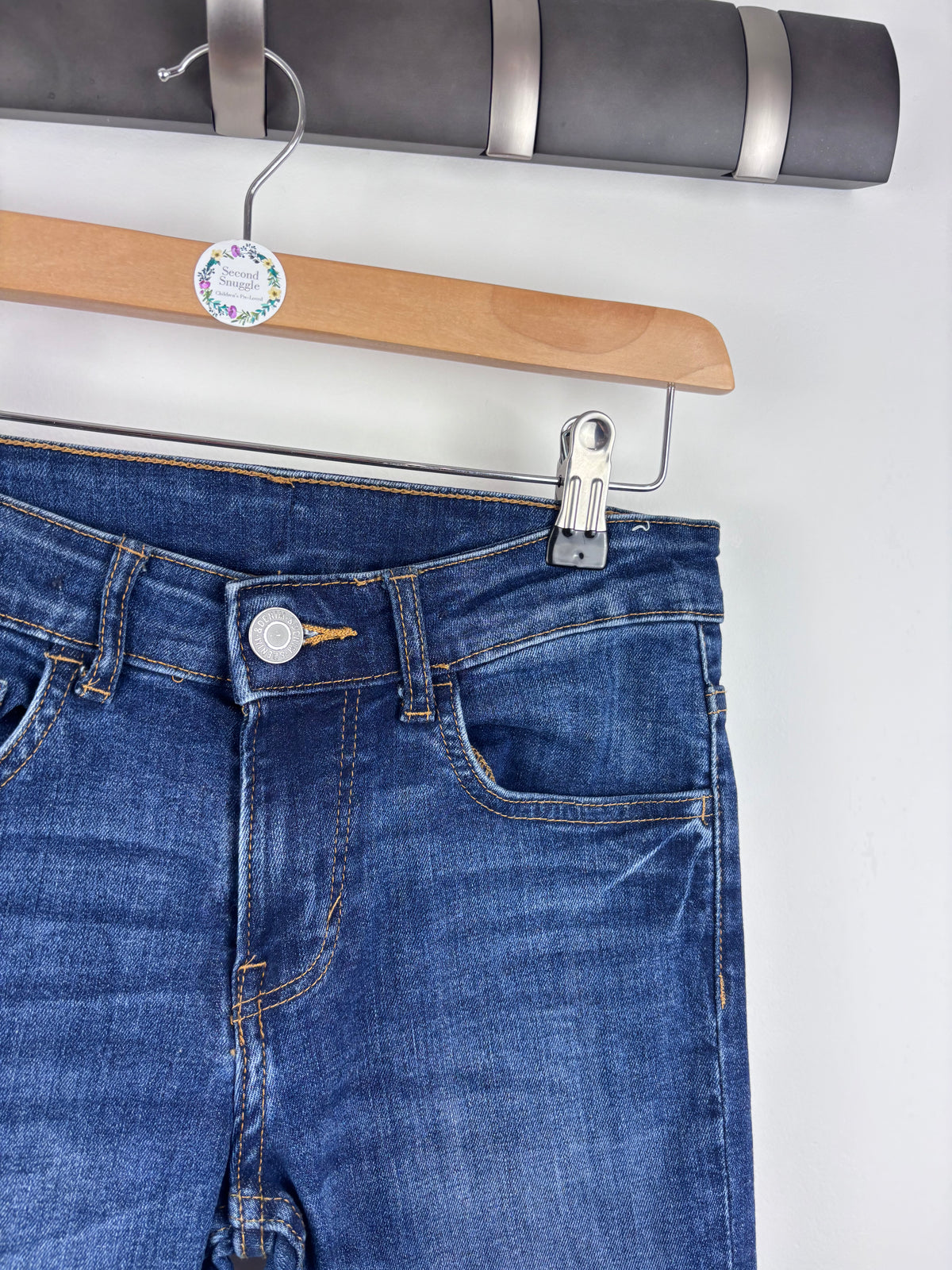 H&M Straight Leg Jeans 8-9 Years-Trousers-Second Snuggle Preloved