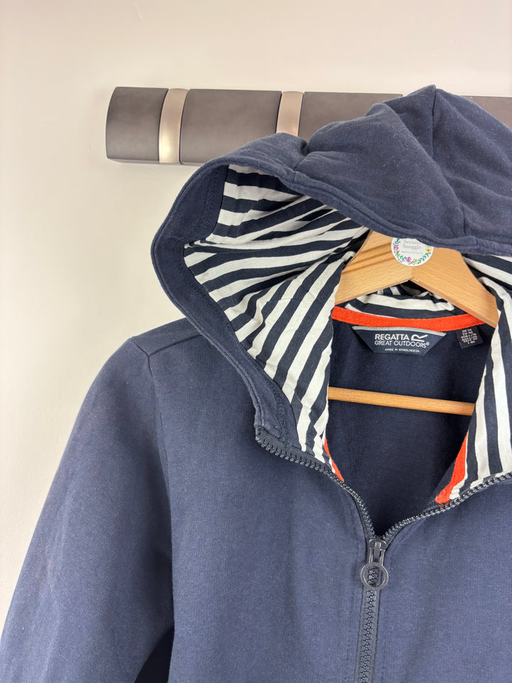 Regatta Navy Zip-Up Hoodie 14 Years-Hoodies-Second Snuggle Preloved