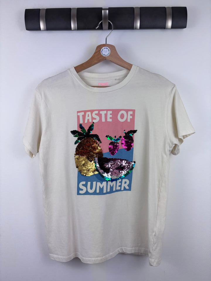 Next Sequin Fruit T-Shirt 13 Years-Tops-Second Snuggle Preloved