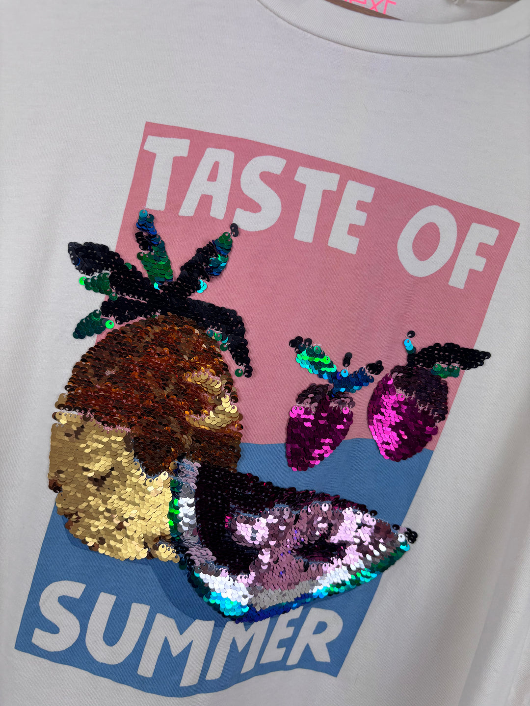 Next Sequin Fruit T-Shirt 13 Years-Tops-Second Snuggle Preloved