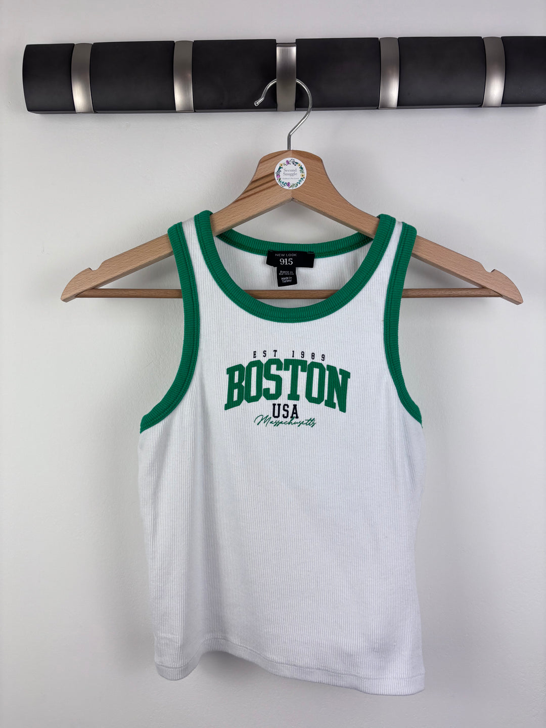 New Look Boston Tank Top 12-13 Years-Tops-Second Snuggle Preloved