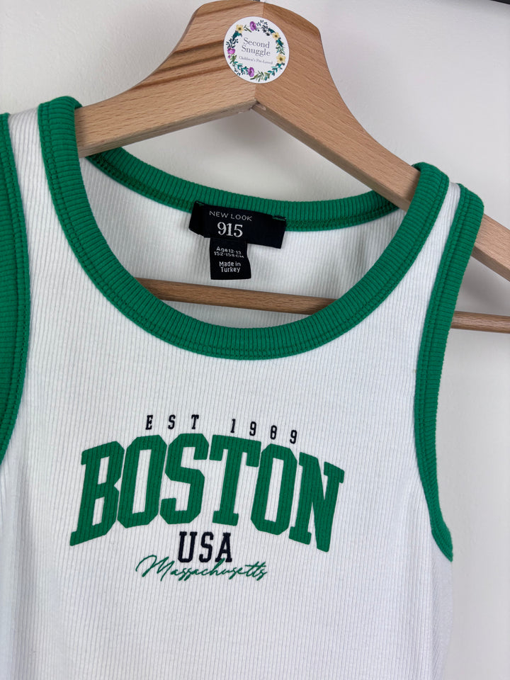 New Look Boston Tank Top 12-13 Years-Tops-Second Snuggle Preloved