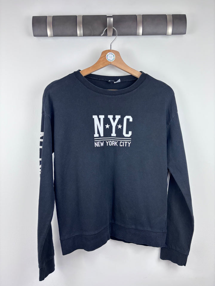H&M NYC Sweatshirt XS-Jumpers-Second Snuggle Preloved