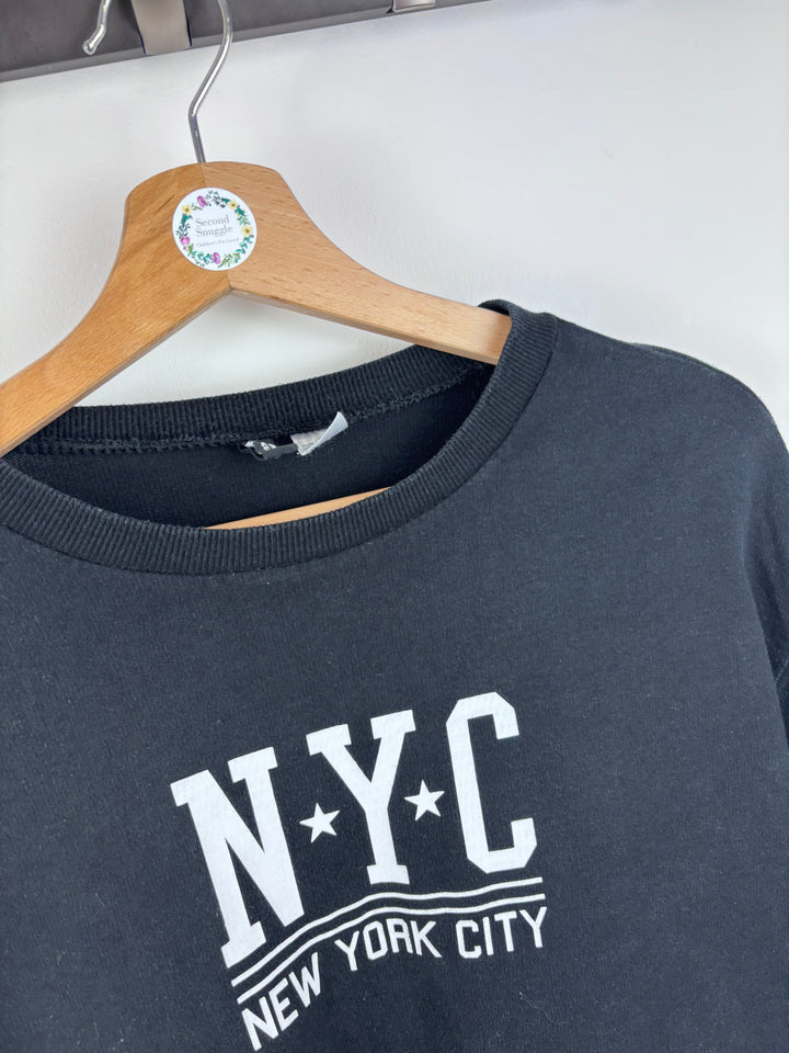 H&M NYC Sweatshirt XS-Jumpers-Second Snuggle Preloved