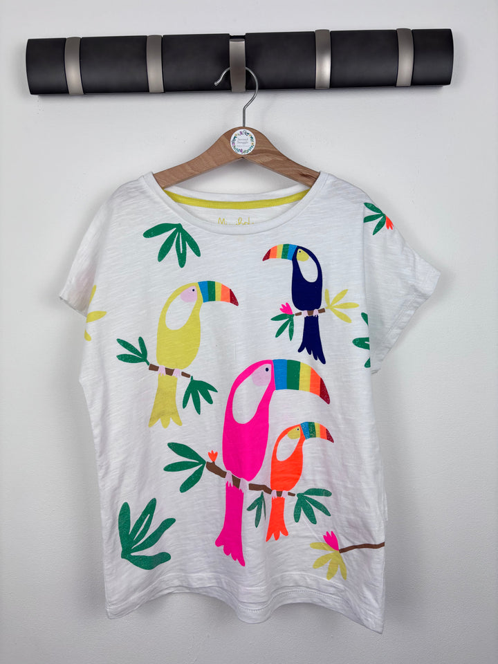 Mini Boden Toucan Print T-Shirt 9–10 Years-Tops-Second Snuggle Preloved