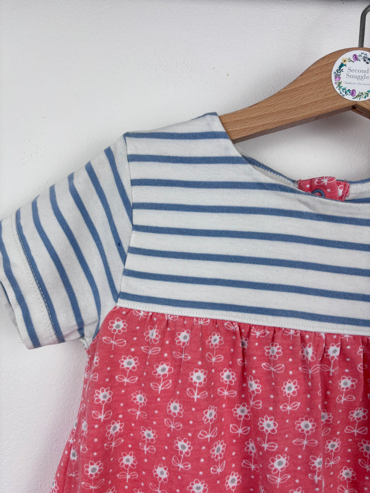 Baby Boden Striped and Floral Dress 3-4 Years-Dresses-Second Snuggle Preloved