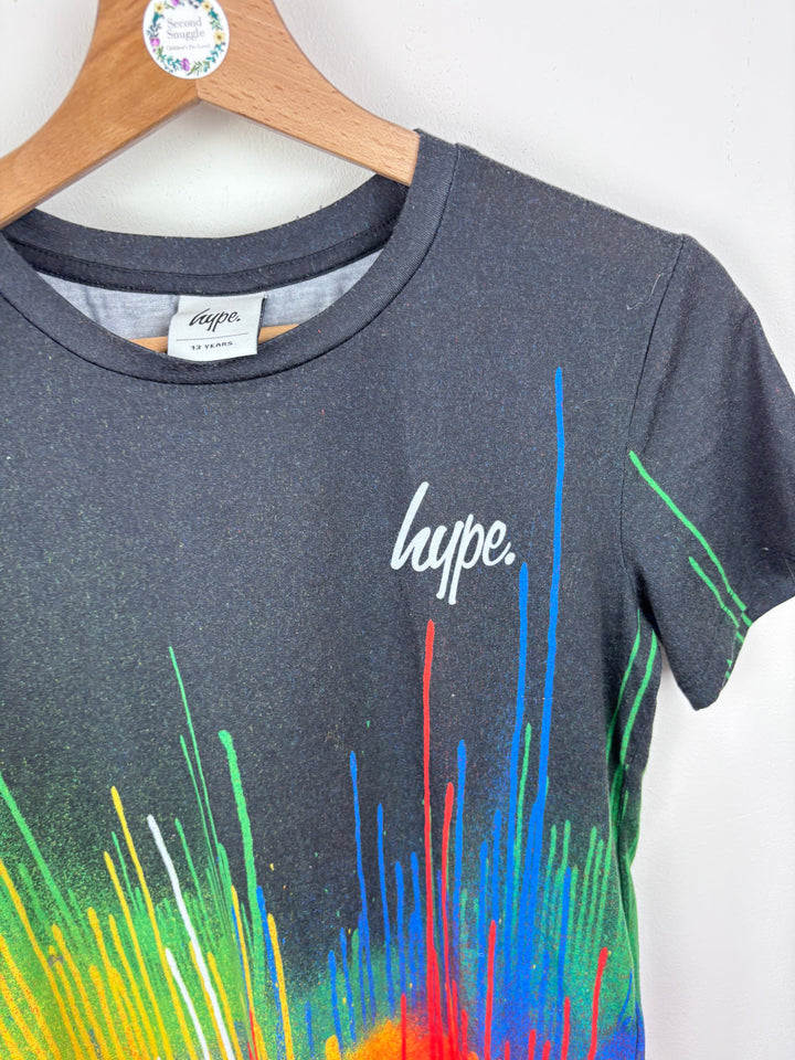 Hype Rainbow Drip T Shirt 13 Years-Tops-Second Snuggle Preloved