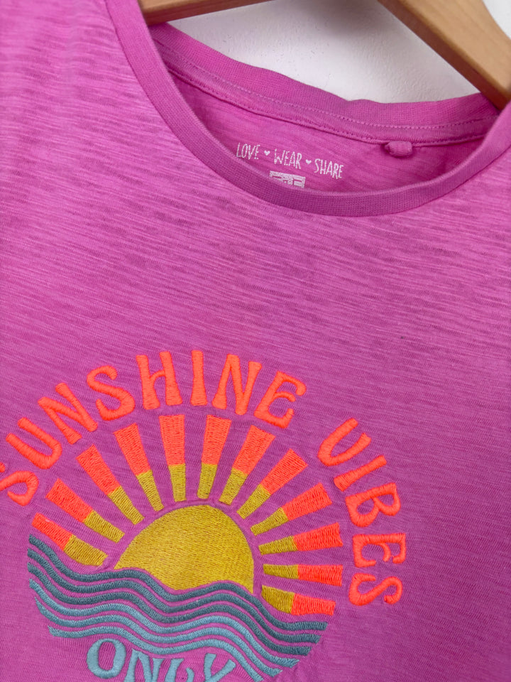 Fred & Flo Sunshine Boxy T Shirt 5-6 Years-Tops-Second Snuggle Preloved