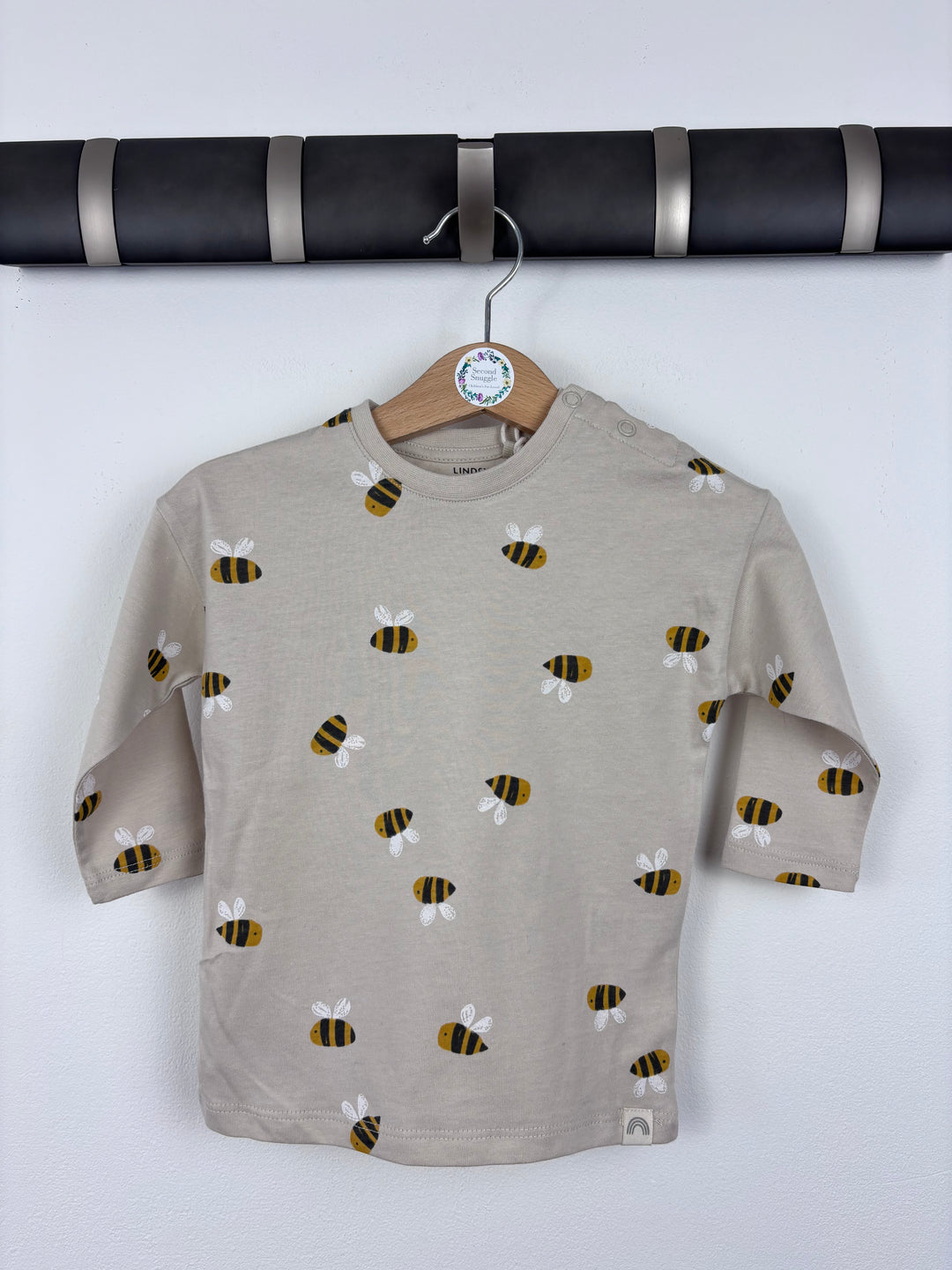 Lindex Bee Top 4-6 Months-Tops-Second Snuggle Preloved