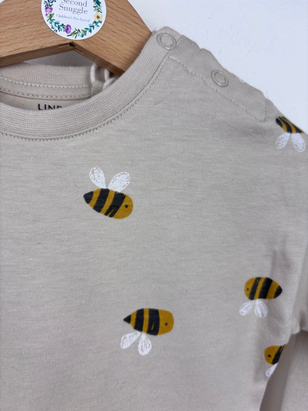 Lindex Bee Top 4-6 Months-Tops-Second Snuggle Preloved