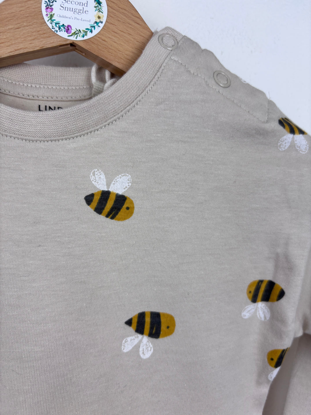 Lindex Bee Top 4-6 Months-Tops-Second Snuggle Preloved