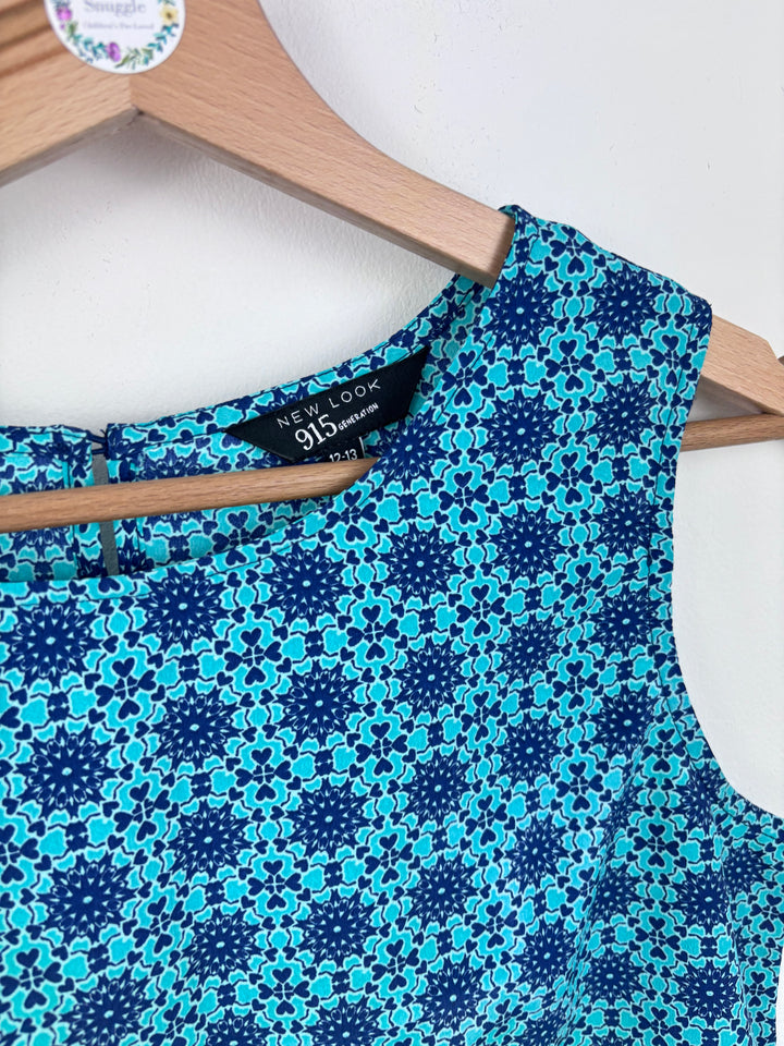 New Look Blue Crop Top 12-13 Years-Tops-Second Snuggle Preloved