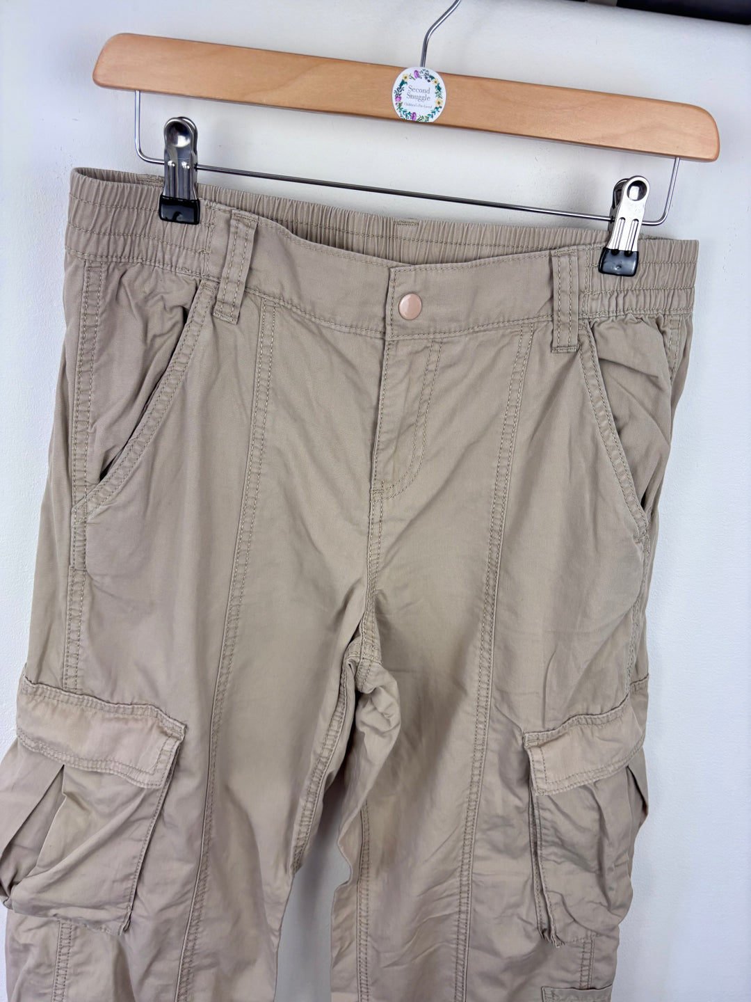 H&M Cargo Trousers US 6 UK 10-Trousers-Second Snuggle Preloved