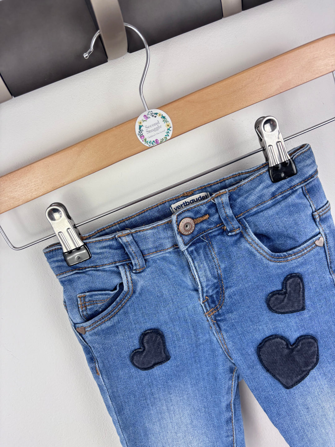 Vertbaudet Heart Jeans 3 Years-Trousers-Second Snuggle Preloved