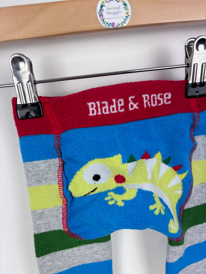 Blade And Rose Dinosaur Leggings 6-12 Months-Leggings-Second Snuggle Preloved