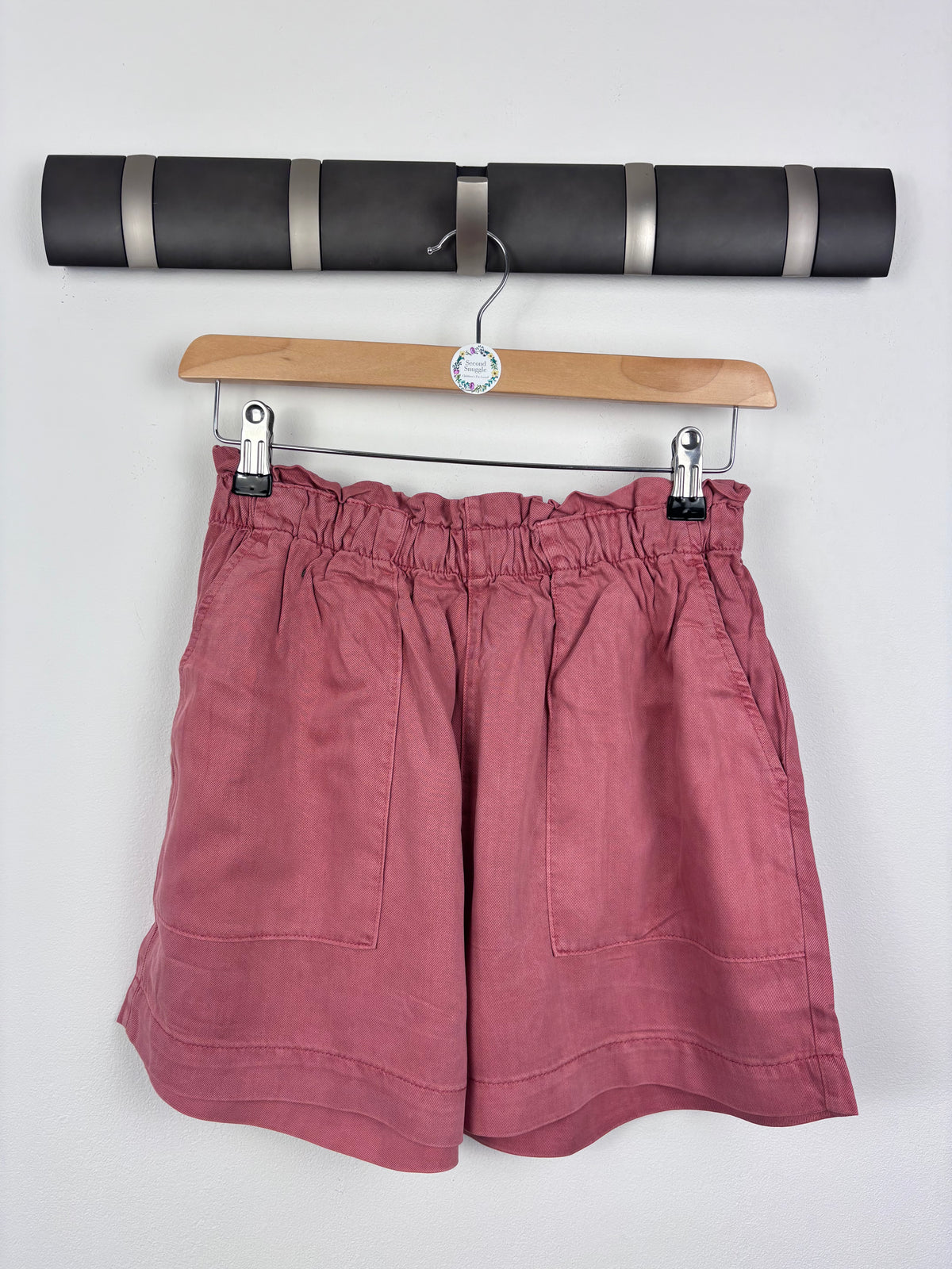 Next Pink Paper Bag Shorts-Shorts-Second Snuggle Preloved