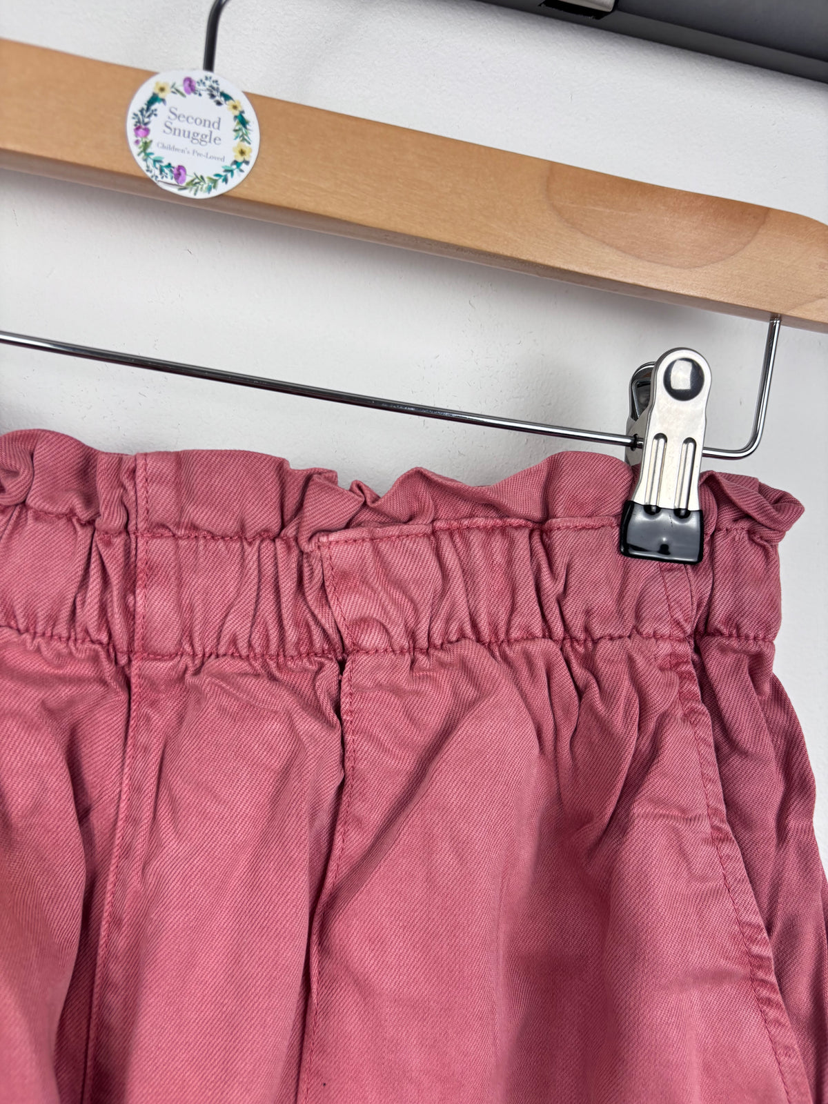 Next Pink Paper Bag Shorts-Shorts-Second Snuggle Preloved